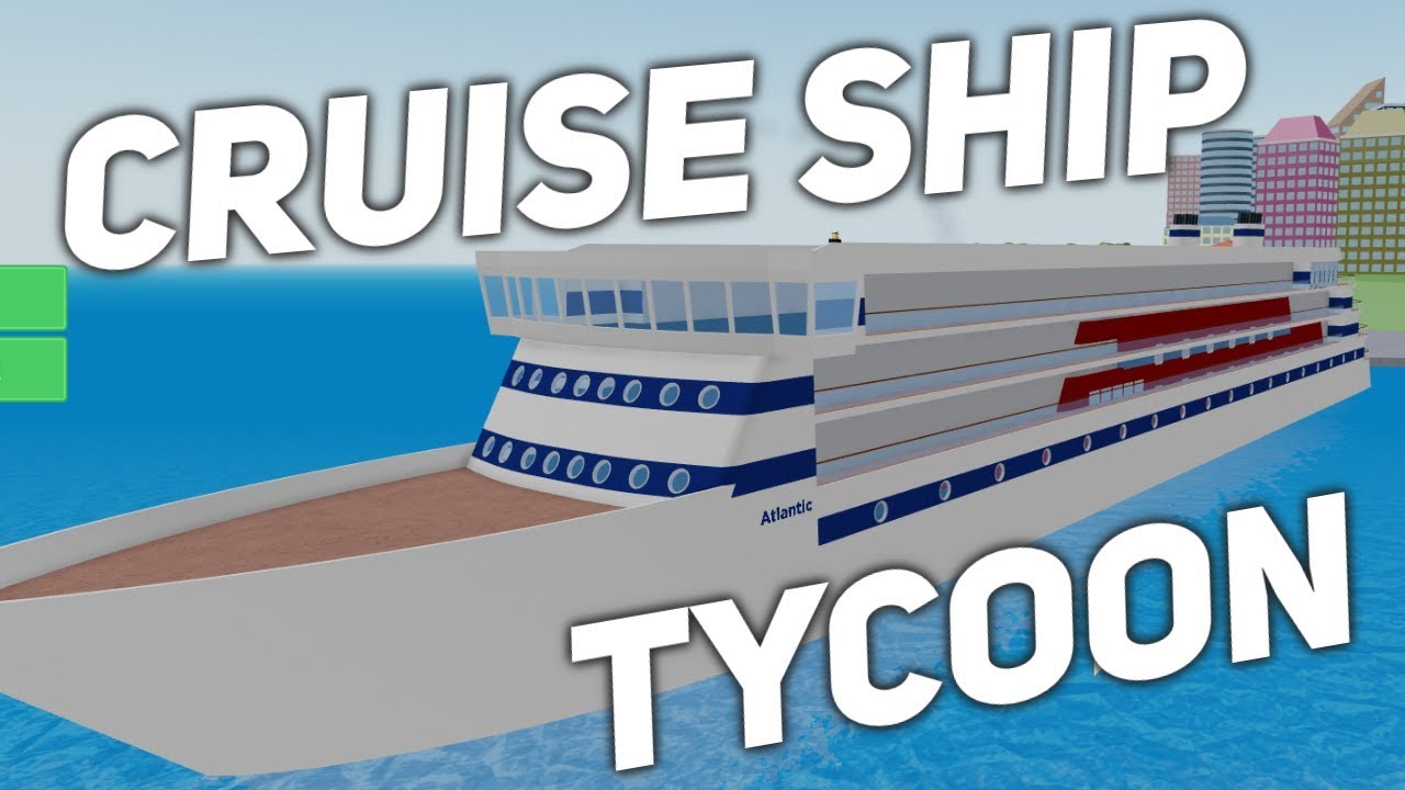 cruise ship tycoon making a ship